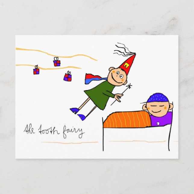 Carte Postale La fée des dents (Devant)