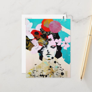 Carte Postale La Femme Abstraite
