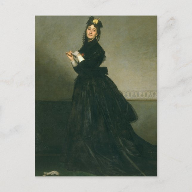 Carte Postale La Femme avec le Gant, 1869 (Devant)