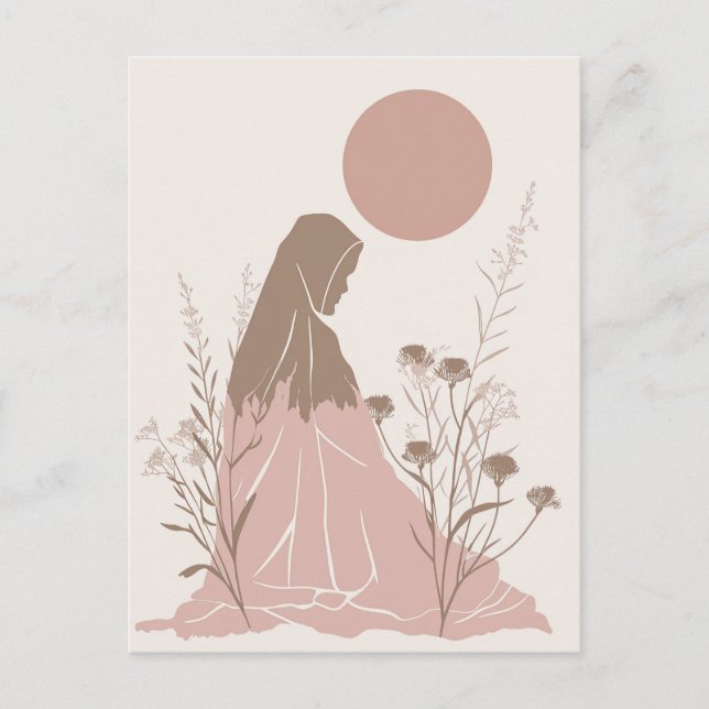 Carte Postale La femme spirituelle (Devant)