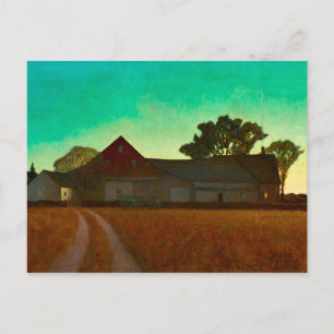 Carte Postale La ferme Hupper, 1938 par Newell Convers Wyeth