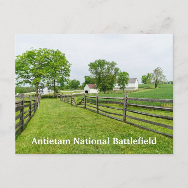 Carte Postale La ferme Poffenberger à Antietam (Devant)