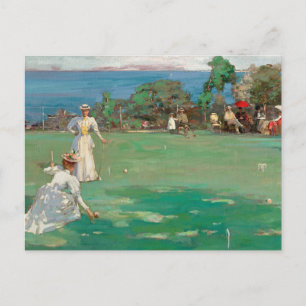 Carte Postale La Fête du Croquet   Sir John Lavery