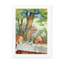La fête du thé du Chapelier fou, illustration