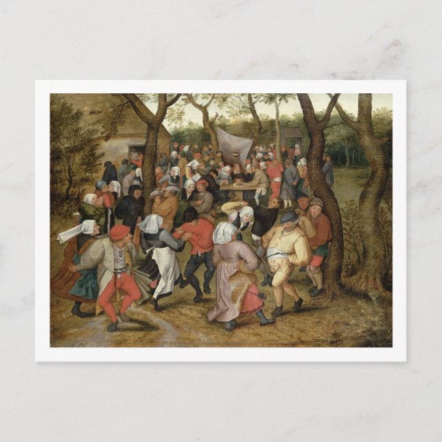 Carte Postale La fête Mariage (Devant)