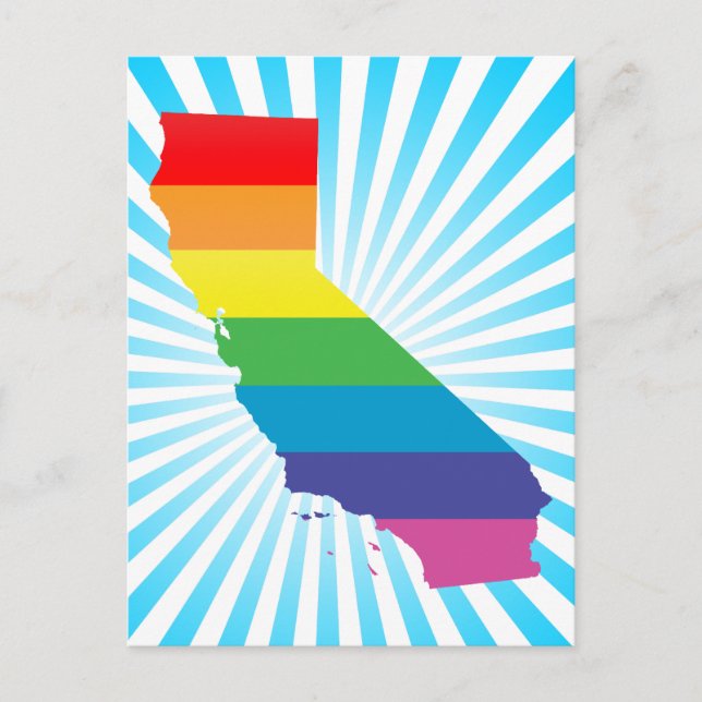 Carte Postale la fierté de la californie. (Devant)