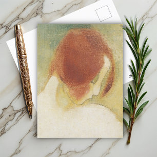 Carte Postale La fille aux cheveux roux, Helene Schjerfbeck 