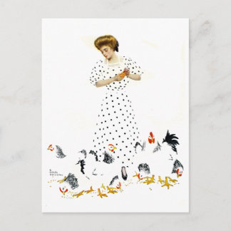 Carte Postale La fille de l'agriculteur de Coles Phillips