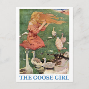 Carte Postale La fille de l'oie