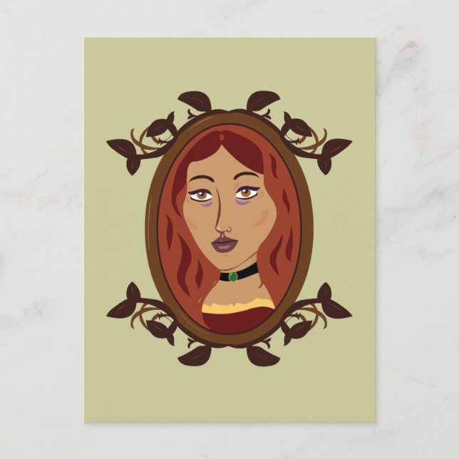 Carte Postale La fille du Bowyer (Devant)