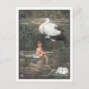 Carte Postale La fille du roi des marais par William Heath Robin