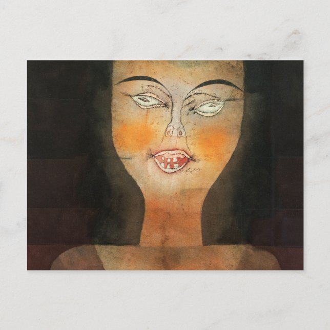 Carte Postale La fille possédée par Paul Klee (Devant)