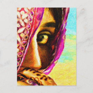 Carte Postale La fille timide