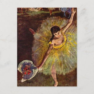 Carte Postale La Fin d'une arabesque par Edgar Degas, Ballet Vin