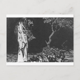 Carte Postale La folie de la peur par Francisco Goya