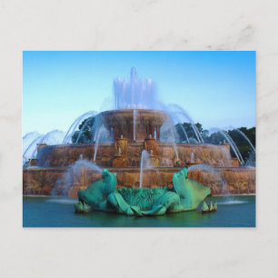 Carte Postale la Fontaine de Buckingham - Chicago
