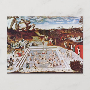 Carte Postale La Fontaine De La Jeunesse De Cranach D. A. Lucas