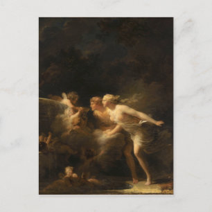 Carte Postale La Fontaine de l'Amour de Jean-Honore Fragonard