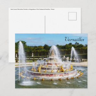 Carte Postale La fontaine de Latone dans les jardins de Versaill