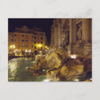 La Fontaine de Trevi Rome la nuit