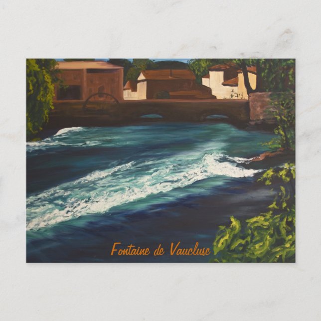Carte Postale la Fontaine de Vaucluse (Devant)