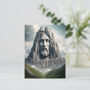 Carte Postale La force de mon salut Le Seigneur est mon rocher