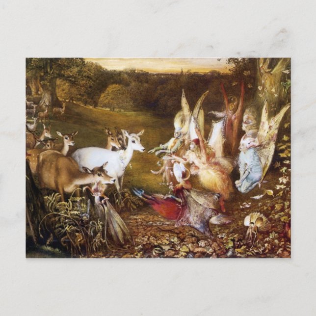 Carte Postale "La forêt enchantée" de Fitzgerald (Devant)