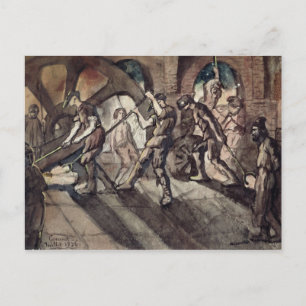 Carte Postale La Forge à Creusot en 1836