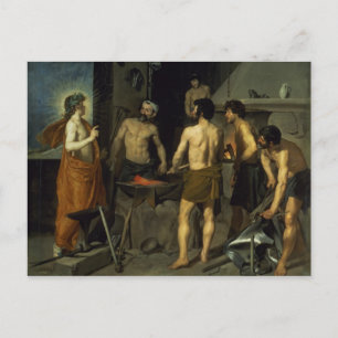 Carte Postale La Forge du Vulcan, 1630