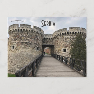Carte Postale La forteresse de Belgrade en Serbie