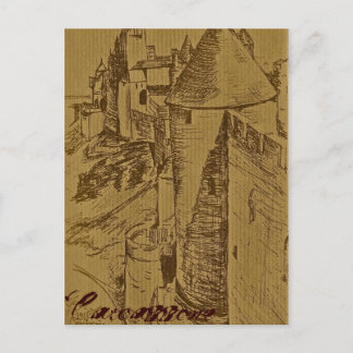 Carte Postale La forteresse de Carcassone
