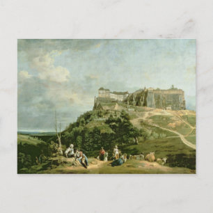 Carte Postale La forteresse de Konigstein, 18ème siècle