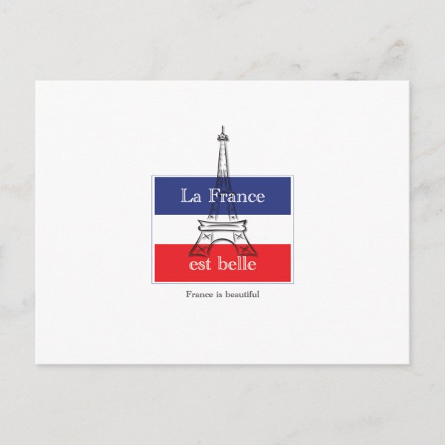 Carte Postale La France est belle (Devant)