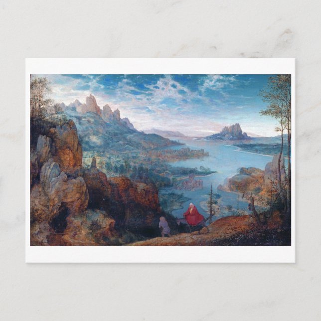 Carte Postale La fuite en Egypte, Pieter Bruegel (Devant)