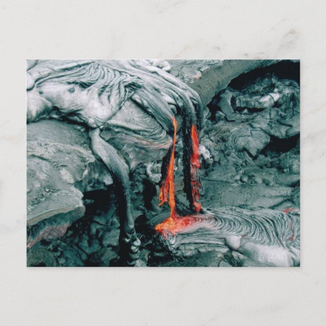 Carte Postale La Furie de la lave de la nature (Devant)