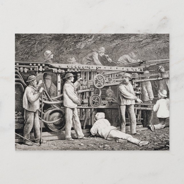 Carte Postale La galerie avancée du côté français du lun (Devant)