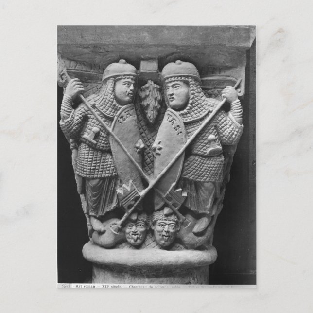 Carte Postale La générosité et la charité piercent deux Vices (Devant)