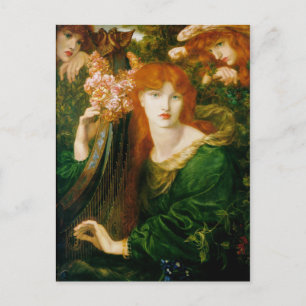 Carte Postale La Ghirlandata - Dante Gabriel Rossetti