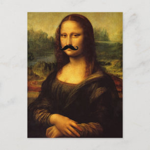 Carte Postale La Gioconda Lady Portée