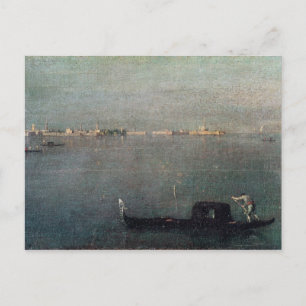 Carte Postale La Gondola sur la lagune