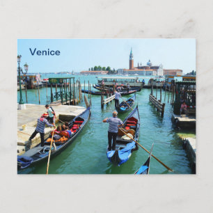 Carte Postale La gondole à Venise