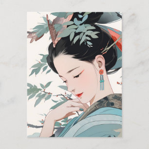 Carte Postale La grâce des femmes chinoises