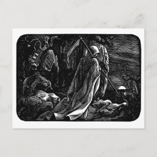 Carte Postale "La grande Faucheuse" du Mexique "Jour des Morts"