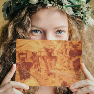 Carte Postale La Grande Galerie Horseshoe Canyon Utah Pictograph