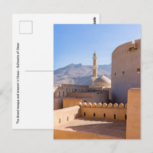 Carte Postale La Grande mosquée et le minaret de Nizwa - Oman