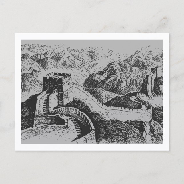 Carte Postale La Grande Muraille de Chine (Devant)