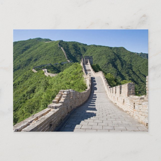 Carte Postale La Grande Muraille de Chine à Pékin, Chine (Devant)
