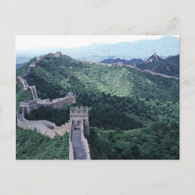 Carte Postale La Grande Muraille de Chine près de Pékin (Devant)