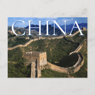 Carte Postale La Grande Muraille   Jinshanling, Chine   Merci