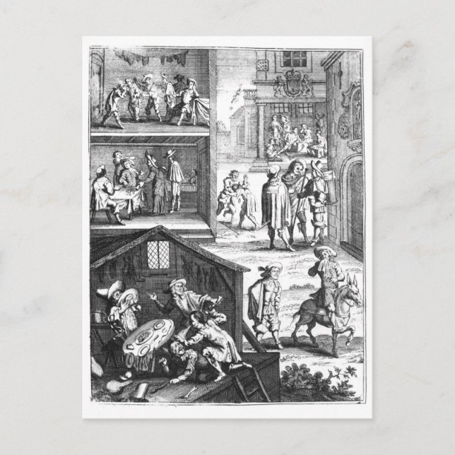 Carte Postale La grande peste (Devant)